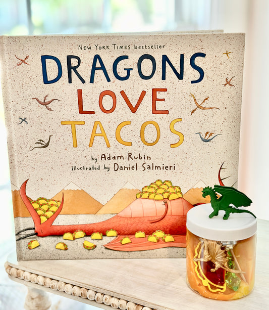 Dragons Heart Tacos Play & Read Playdough & Book Bundle